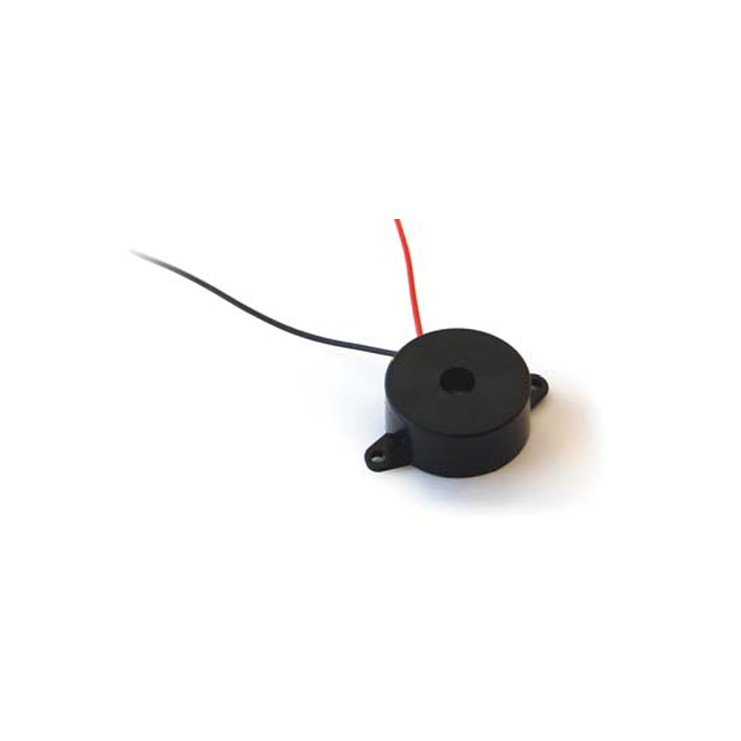 BUZZER 12 VOLT 23MM KABLOLU (DEVRELİ)