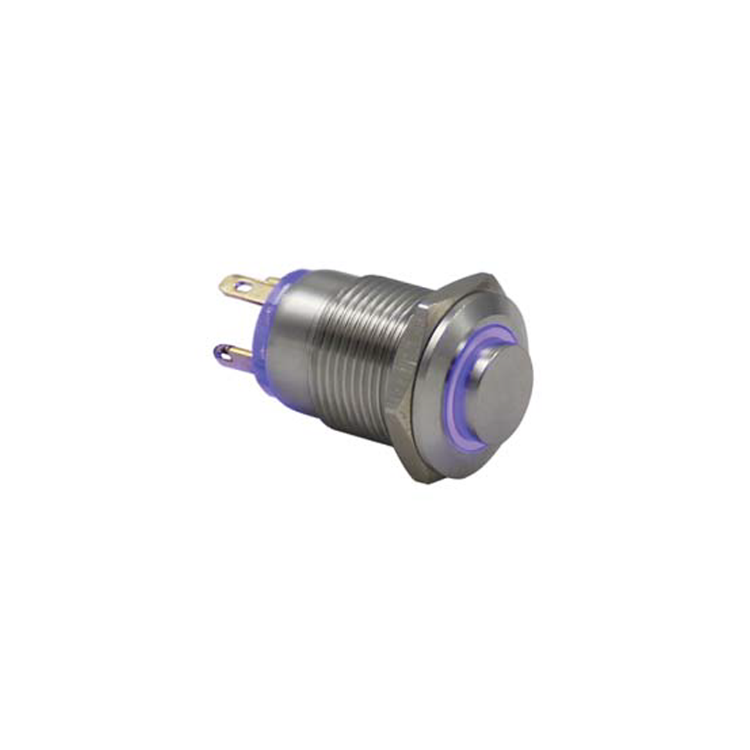 12mm ledli metal buton yaylı