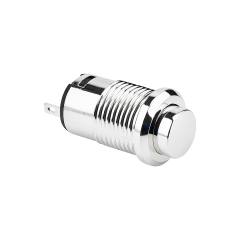 12mm ışıksız kalıcılı buton - çıkık kafa - 1No (plastik)