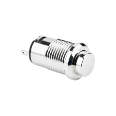 12mm ışıksız kalıcılı buton - çıkık kafa - 1No (plastik)