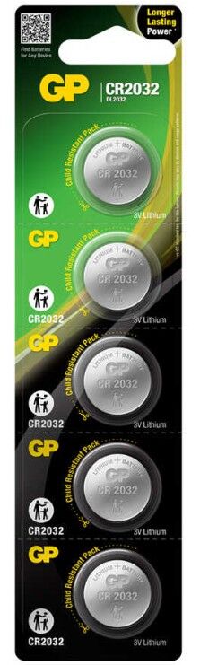 GP 2032 PİL 5 li kart