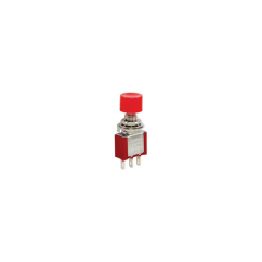 TOGGLE SWITCH ON-OFF 3P BASMALI KIRMIZI KAFALI