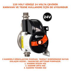 3 kademeli otomatik sirkülasyon pompası