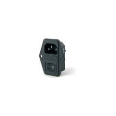 POWER SOKET ERKEK IC-120 ANAHTARLI + FUSELİ KULAKLI C14