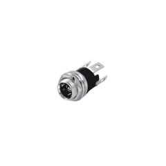 DC ŞASE 2,1MM METAL ÜSTTEN SOMUNLU
