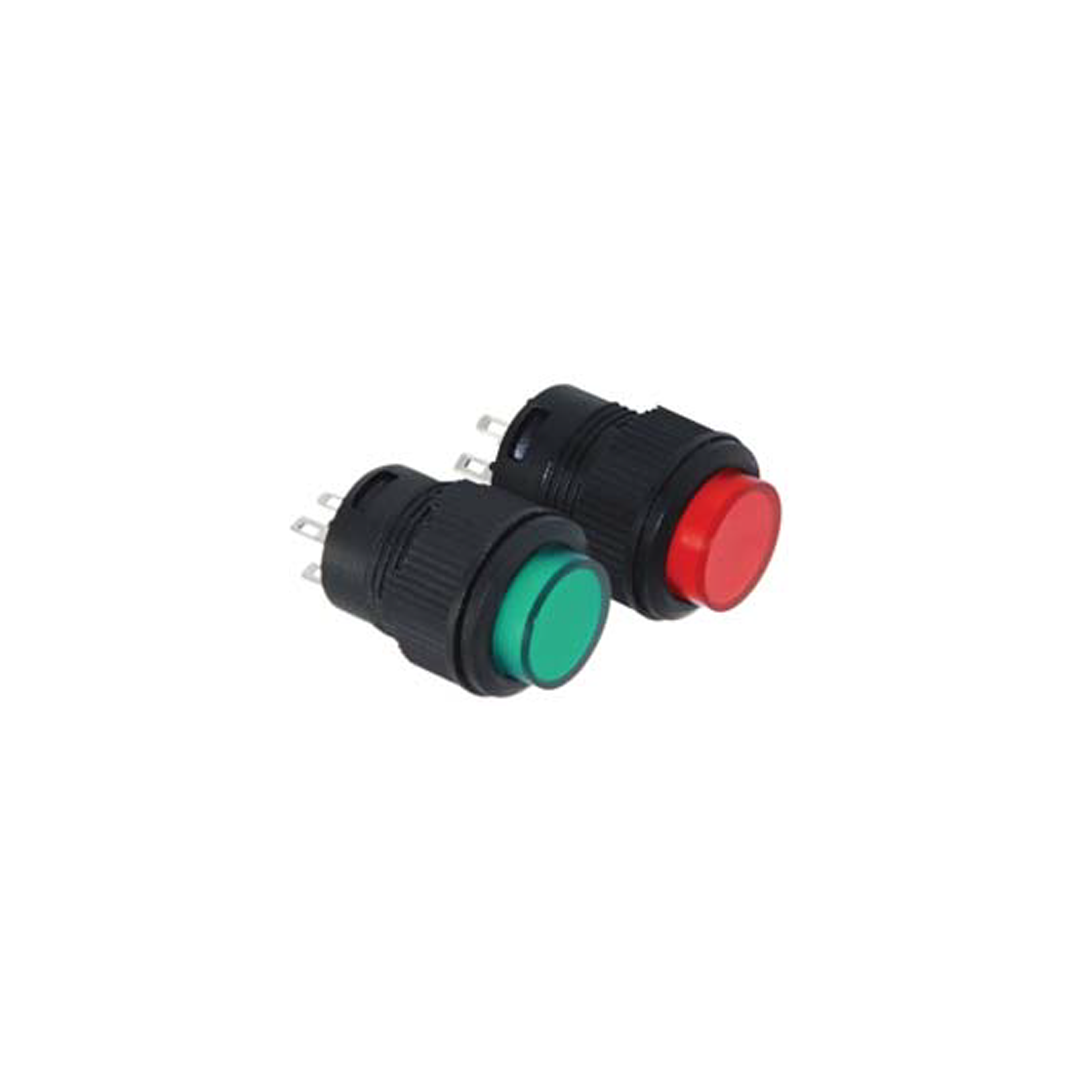 16mm Işıklı Buton Kalıcı