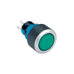 22mm Yaylı Butonlar 1NO/1NC 5P LED VOLTAJI 10V~24V ve 220V
