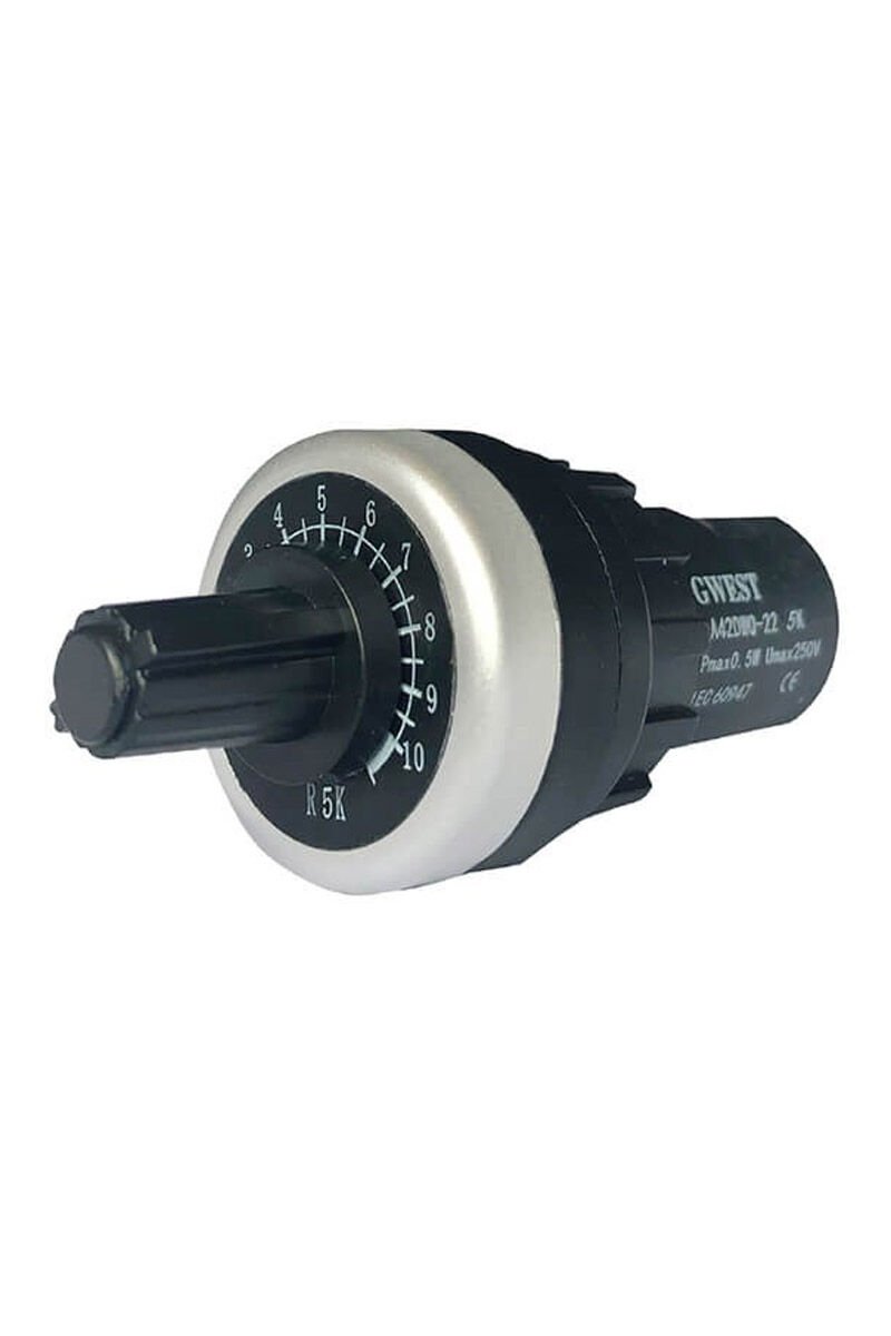 Gwest APT22-5K 22mm 5K Tek Turlu Potansiyometre