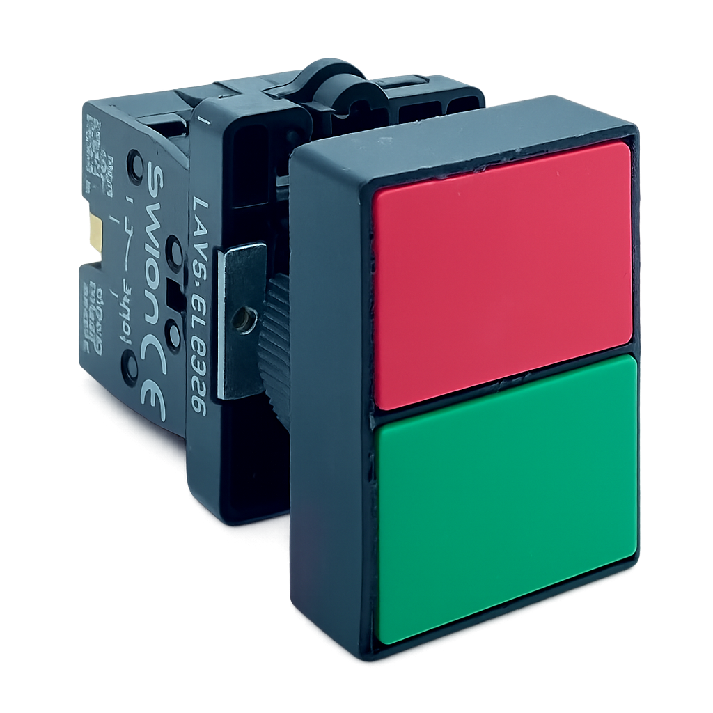 İKİZ BUTON 22MM İKİZ BUTON YEŞİL KIRMIZI