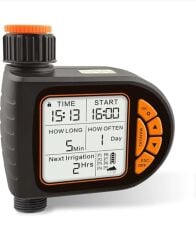 Dino TİMER VALF GENİŞ EKRAN TEK ÇIKIŞ YAĞMUR SENSÖRLÜ SULAMA SİSTEMİ