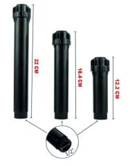 POP - UP SPRİNKLER Sprey Sprink 5m çap, Ayarlanabilir Açı 0° Ile 360°