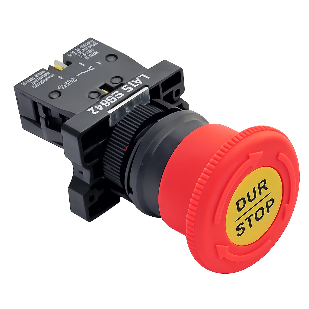 22mm Acil-Stop Bas-Çevir