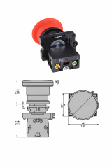 22mm Acil-Stop Bas-Çevir