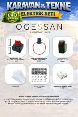 karavan & tekne elektrik tesisat seti ( eko paket)