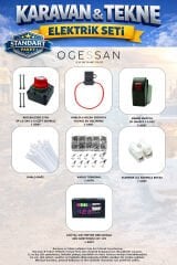 karavan & tekne elektrik tesisat seti ( standart paket)