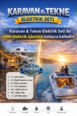 karavan & tekne elektrik tesisat seti ( standart paket)