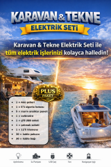 karavan & tekne elektrik tesisat seti ( plus paket)