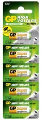 GP Batteries GP23A Süper Alkalin 23A/MN21/V23GA Boy Pil, 12 Volt, 5'li Kart