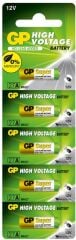 GP Batteries GP27A Süper Alkalin 27A/Mn27 Boy Pil, 12 Volt, 5'Li Kart